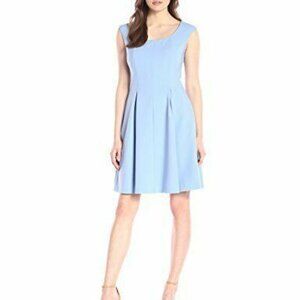 Ellen Tracy Fully Lined Blue Bell Fit and Flare dress size 10 and 8 available